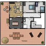 Hotel Stylish Penthouse With Large Terrace