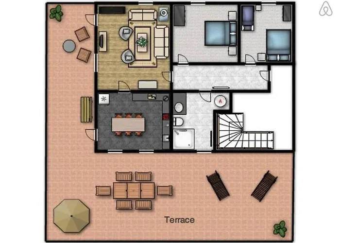 Hotel Stylish Penthouse With Large Terrace